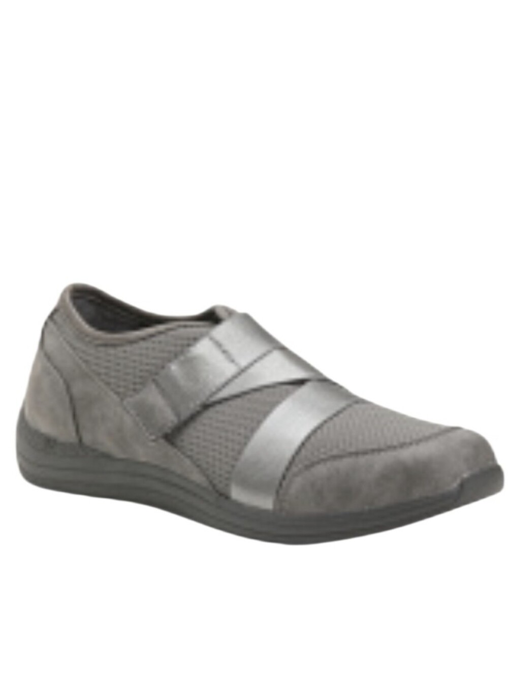NEW! DREW Aster Women's Gray Hook & Loop Lifestyle Comfort Shoes Sneakers 10.5W